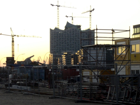 Baustelle Elbphilharmonie Oktober 2011